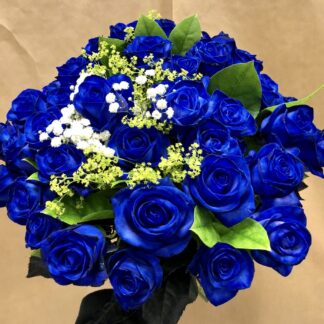 40 Blue Roses