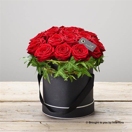 Crimson Rose Hatbox Large