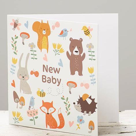 New Baby Greetings Card