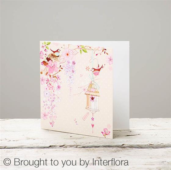 Pretty Flowers - Blank Greetings Card